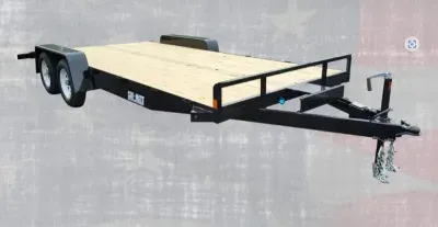 2026 Car Mate 8X18 7K  Wood Deck Open Car Trailer 2029530