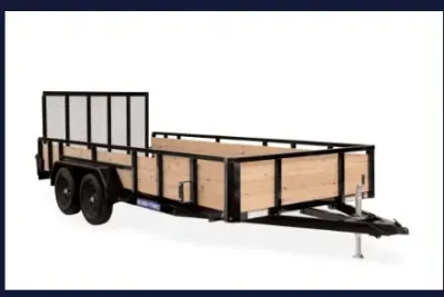 2027 Sure-trac Trailers 7X14 Tube Top Utility Three Board High Side 2030144