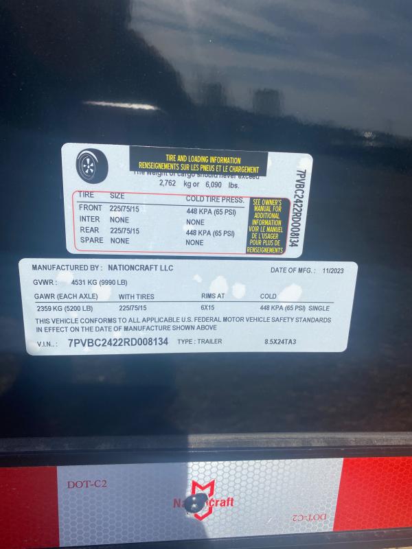 new Cargo (Enclosed) Trailers NationCraft Trailers  for sale, in Philadelphia, MS Thumbnail 4