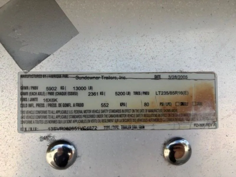 used Other Trailers Sundowner Trailers  for sale, in Wills Point, TX Thumbnail 8