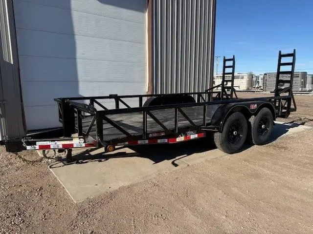 2025 GR 16' UTILITY W/7K AXLES FOLD UP RAMPS