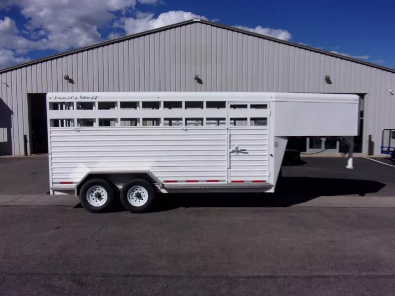 2020 Trails West HOTSHOT 16' GN Stock / Stock Combo Trailer