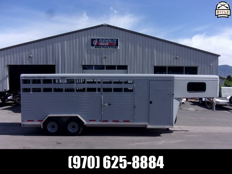 2024 Trails West HOTSHOT GN 21'- STRAIGHT TACK PKG., CONVENIENCE PKG.  Horse Trailer 1744087298