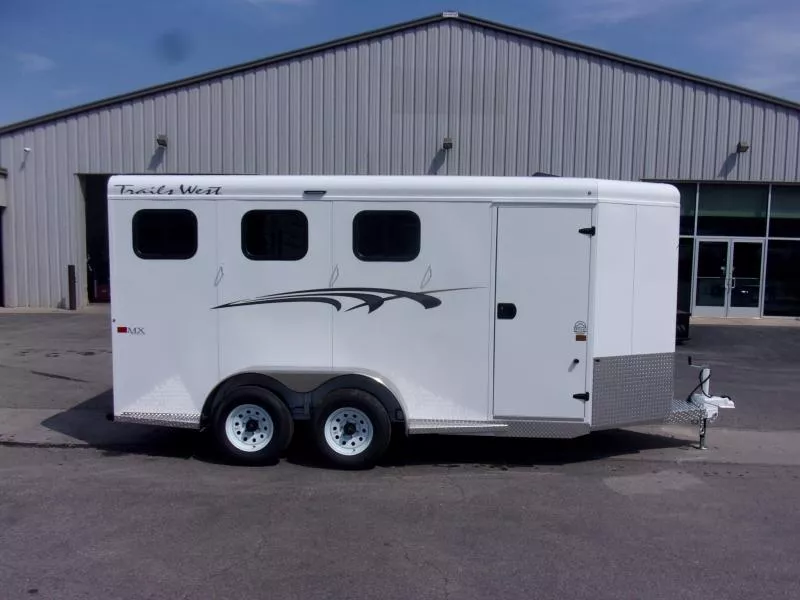 2026 Trails West ADVENTURE II MX 3H Horse Trailer