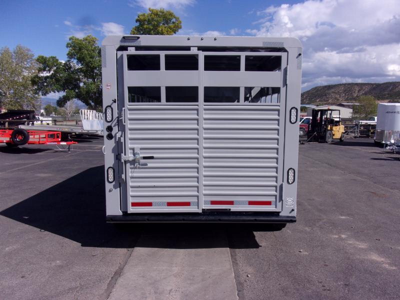 2023 Trails West Hotshot 16' GN Stock Trailer Rifle Truck & Trailer