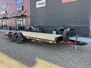 new Equipment / Flatbed Trailers Double A Trailers  for sale, in La Crête, AB Thumbnail 1
