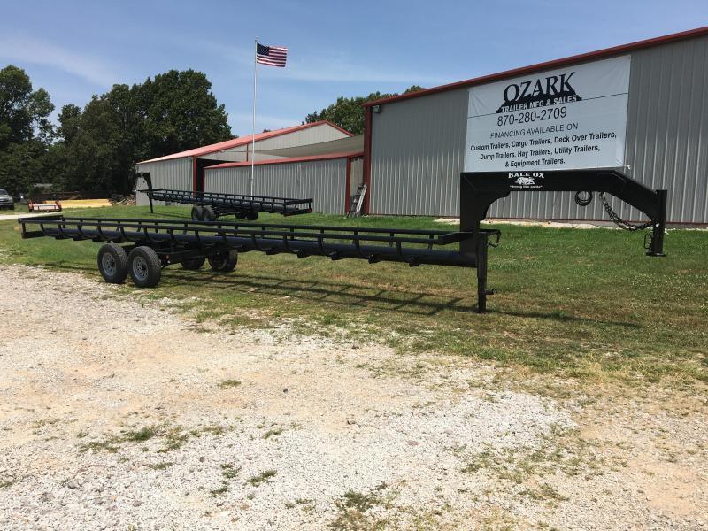 2022 Ozark 36' Bale Ox Hay Hauler Equipment Trailer Ozark Trailer Sales Utility Enclosed