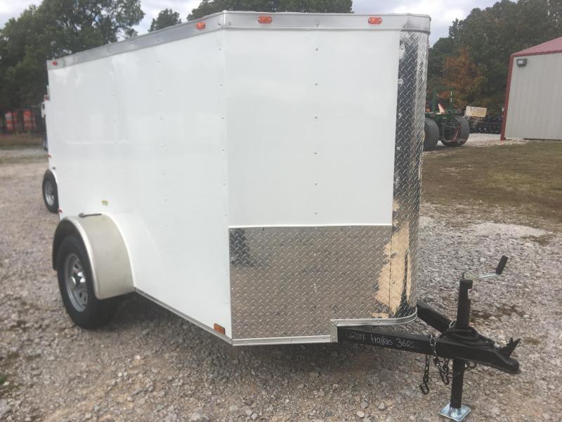 2021 Cynergy Cargo white 5x8 Basic w/ Barn Door Enclosed Cargo Trailer 2021 Cynergy Cargo white 5x8 Basic w/ Barn Door Enclosed Cargo Trailer