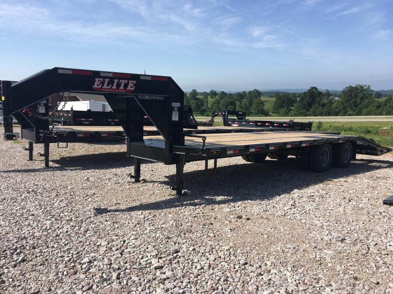 Elite 8.5 x 25 22K Deck Over Trailer w/ Mega Ramps Elite 8.5 x 25 22K Deck Over Trailer w/ Mega Ramps