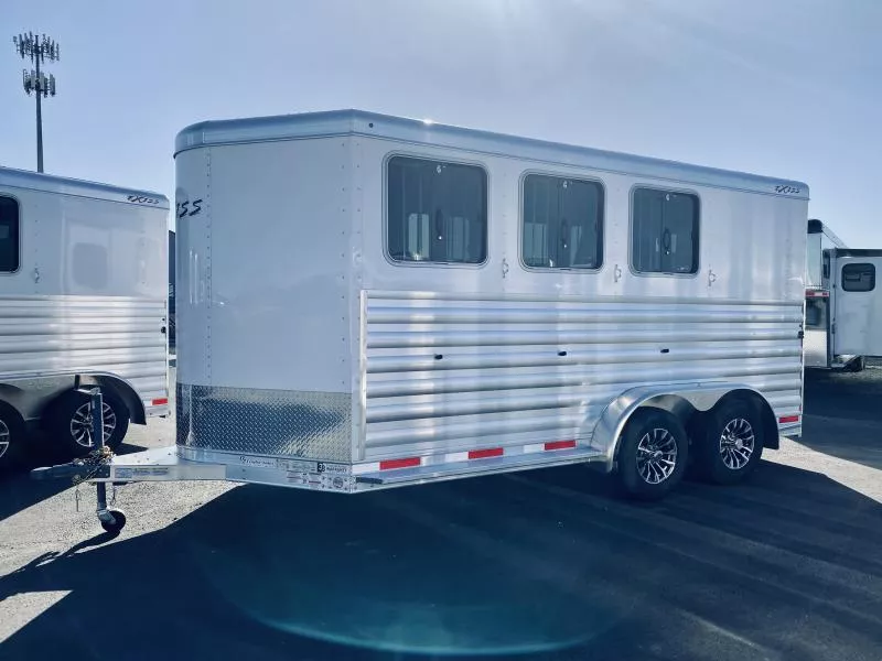 2026 Exiss 3 Horse BP Express XT Trailer with Rear Tack