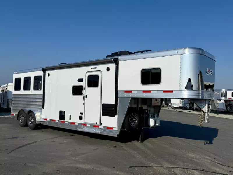 2026 Exiss 7310 Glide Escape LQ 3 Horse Trailer