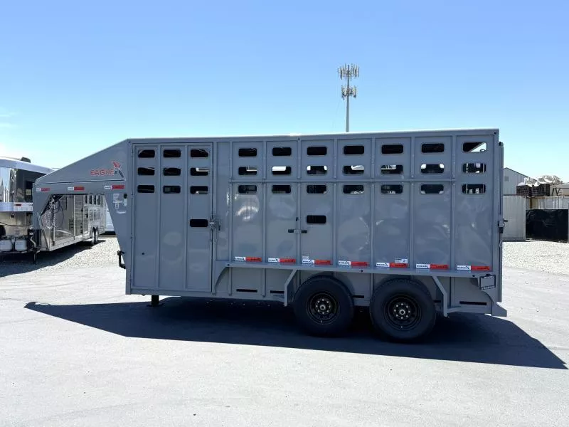 2026 EagleX 16' GN Stock Trailer