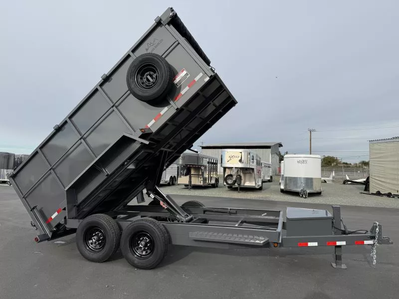2026 SRTC 7x14 Dump Trailer 14K Contractor- 4' Sides