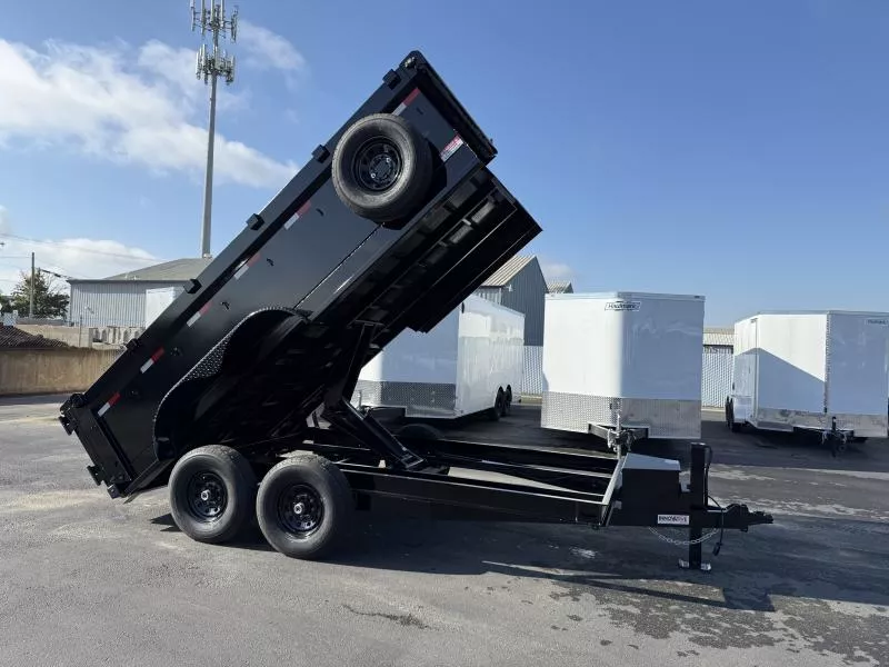 2026 ITM 7x14 DLX Dump 14K w/ Hydraulic Jack & Bluetooth & Running Boards