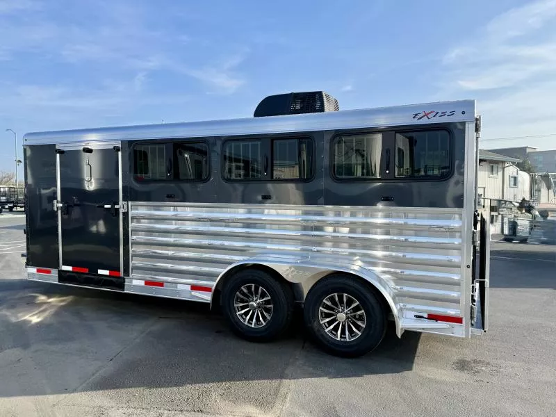 2026 Exiss 718W Exhibitor BP Stock Trailer - A/C , Side Ramp