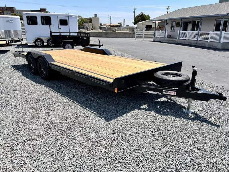 2025 ITM 20' Flatbed Wide Deck Trailer w/ Drive Over Fenders