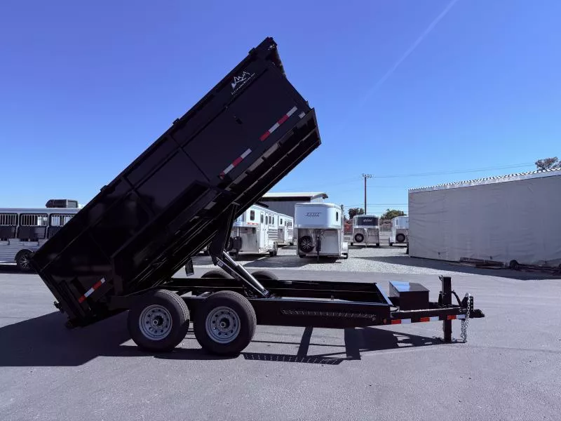 2026 SRTC 7x14 Dump Trailer 14K, Contractor Pkg - 3' Sides