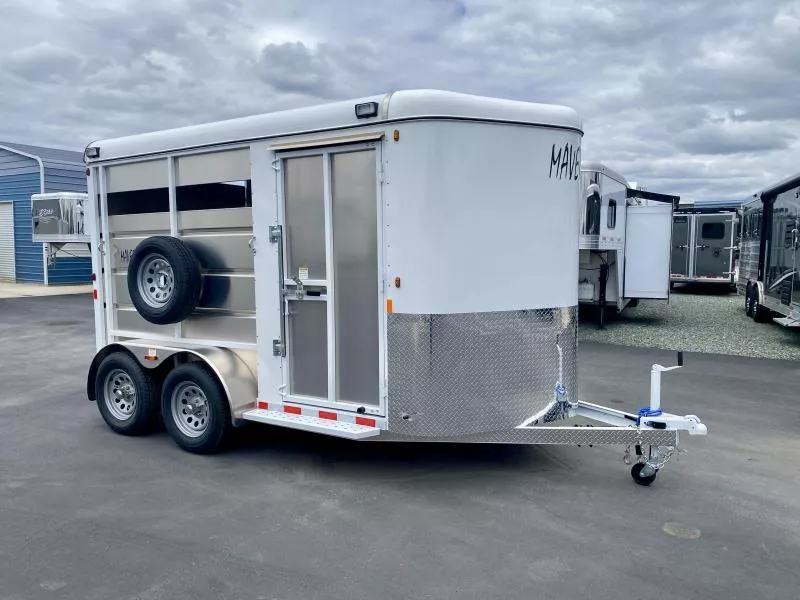 2026 Maverick 2 Horse 13' BP Combo Trailer