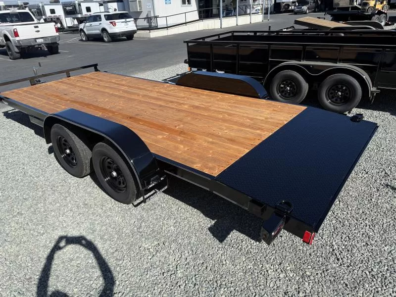 2025 ITM 18' Flatbed Open Car Trailer with Dovetail