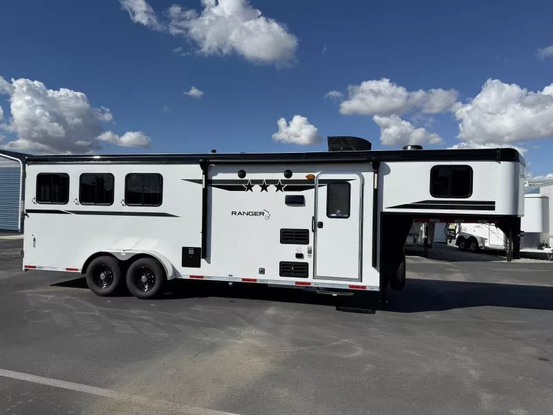 2026 Bison Ranger 7308 LQ 3 Horse Trailer