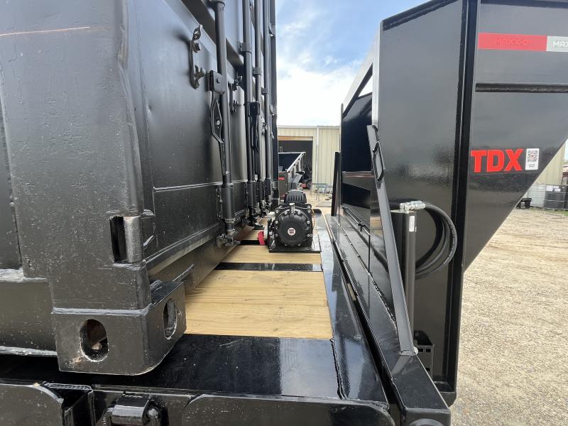 2024 MAXXD TDX Tandem Dual Tilt Gooseneck Flatbed Trailer Living