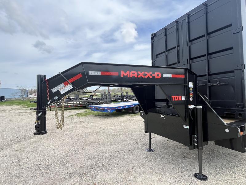 2024 MAXXD TDX Tandem Dual Tilt Gooseneck Flatbed Trailer Living