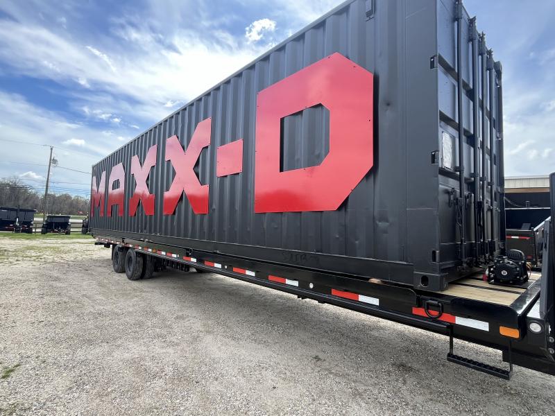 2024 MAXXD TDX Tandem Dual Tilt Gooseneck Flatbed Trailer Living