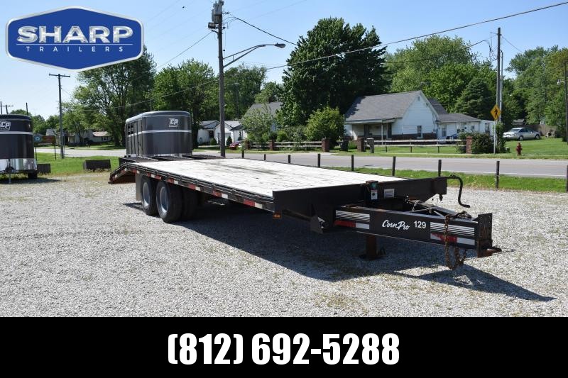 2005 CornPro 20+5 10K TAG TRIPLE RAMP Flatbed Trailer 2005 CornPro 20+5 10K TAG TRIPLE RAMP Flatbed Trailer