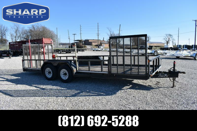 2016 CornPro Trailers UT20 L 5K SIDE RAMP Utility Trailer Elnora In