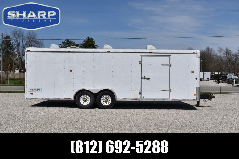 2001 Haulmark 8X24 RAMP Cargo / Enclosed Trailer Elnora In Trailer