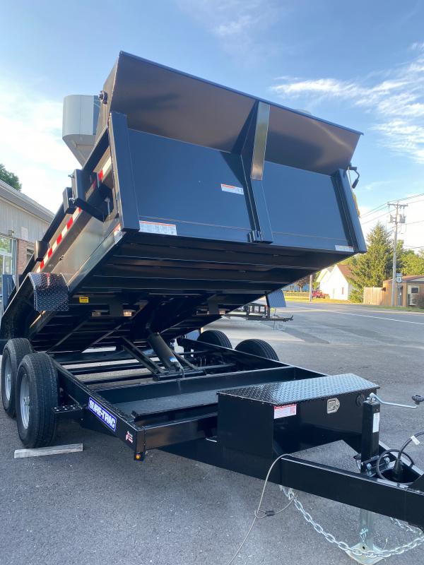 2022 Sure-Trac 82 IN x 12 HD Scissor Low Profile Dump Trailer with tarp kit 2022 Sure-Trac 82 IN x 12 HD Scissor Low Profile Dump Trailer with tarp kit