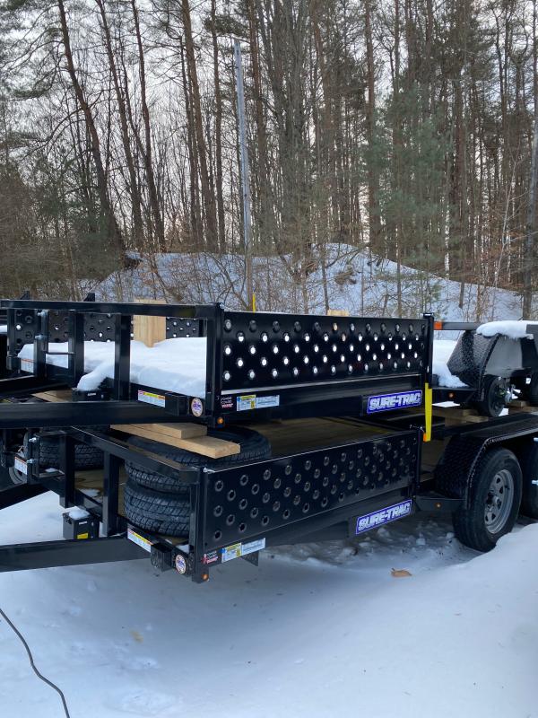 2022 Sure-Trac 7 x 14 Tube Top ATV Trailer 7K Tandem 2022 Sure-Trac 7 x 14 Tube Top ATV Trailer 7K Tandem