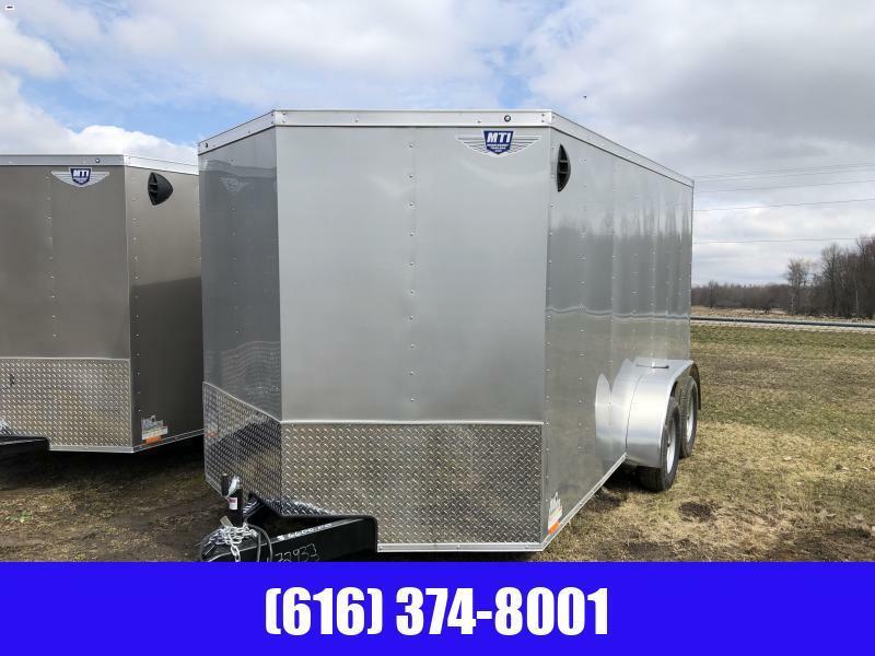 2023 RC Trailers 6x12 Black Cargo / Enclosed Trailer Utility, Car, Clearance, Gooseneck