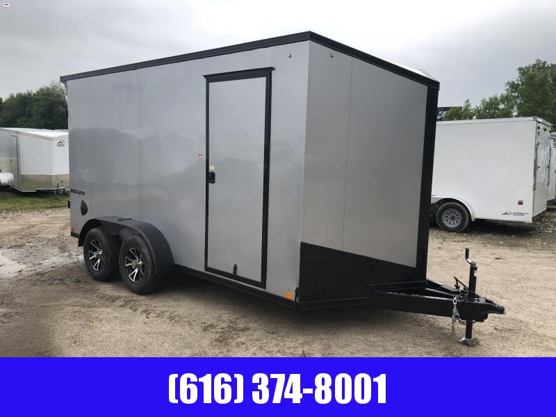 2023 Impact Trailers 7x14 Shockwave Trailer with UTV Door and 7' inter Enclosed Cargo Trailer 2023 Impact Trailers 7x14 Shockwave Trailer with UTV Door and 7' inter Enclosed Cargo Trailer