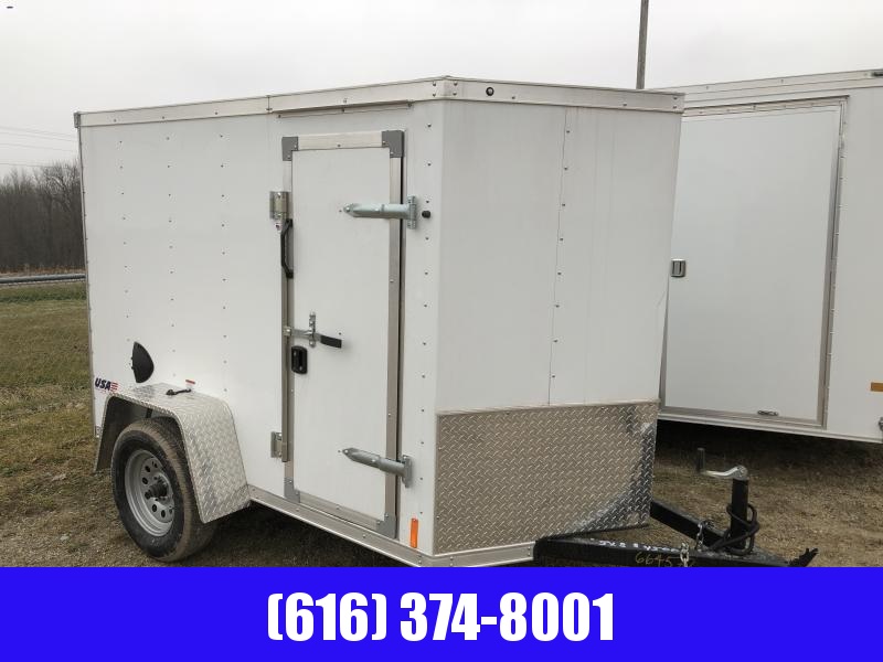 2023 MTI Trailers 5X8 WHITE W/ 66" INTERIOR Cargo / Enclosed Trailer 2023 MTI Trailers 5X8 WHITE W/ 66" INTERIOR Cargo / Enclosed Trailer