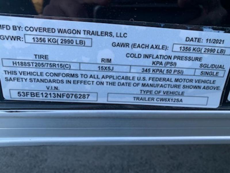 new Cargo (Enclosed) Trailers Covered Wagon Trailers  for sale, in Stallings, NC Thumbnail 6