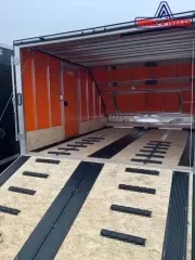 2023 ALCOM 101" X 12' Aluminum Snowmobile Trailer 