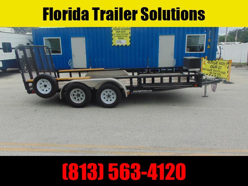 Pre-Owned 2019 PJ Trailers 7X16 7k Tandem Axle Utility Trailer Pre-Owned 2019 PJ Trailers 7X16 7k Tandem Axle Utility Trailer