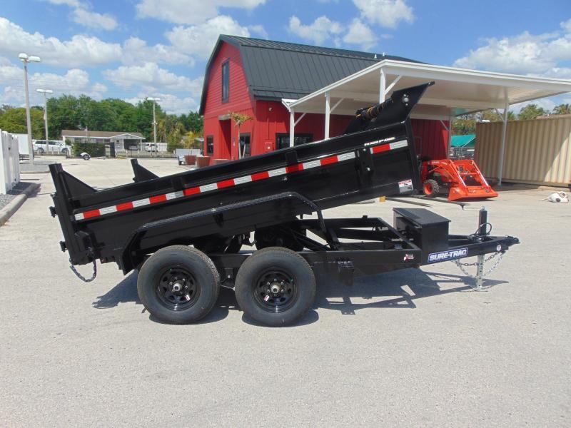 New Sure-Trac 6X10 10K Single Ram Dump Trailer