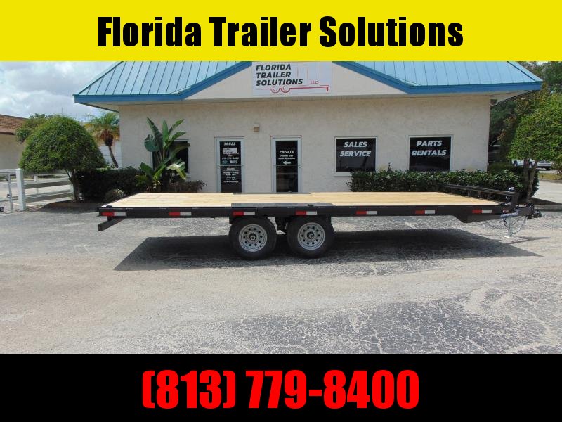 New Sure-Trac 8.5X20 10k Flat Deck Deckover Equipment Trailer New Sure-Trac 8.5X20 10k Flat Deck Deckover Equipment Trailer
