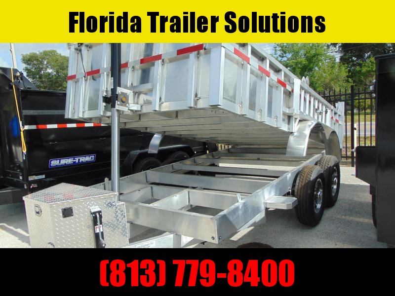 New Mission 7X14 All Aluminum 14k Telescopic Dump Trailer New Mission 7X14 All Aluminum 14k Telescopic Dump Trailer