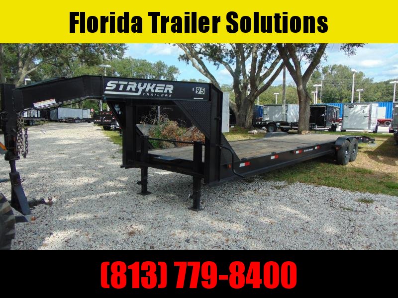 Pre-Owned 2022 Stryker Trailers 7x34 14k Gooseneck 2 Car Hauler Pre-Owned 2022 Stryker Trailers 7x34 14k Gooseneck 2 Car Hauler