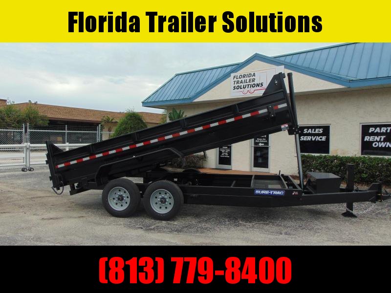 New Sure-Trac 82X14 16k Telescopic Dump Trailer w/Hydraulic Jack New Sure-Trac 82X14 16k Telescopic Dump Trailer w/Hydraulic Jack