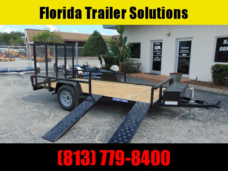 CLEARANCE! New Sure-Trac 6X12 Landscape / ATV Tube Top Utility Trailer CLEARANCE! New Sure-Trac 6X12 Landscape / ATV Tube Top Utility Trailer