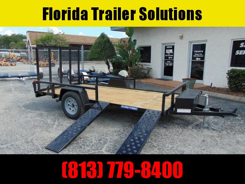 CLEARANCE! New Sure-Trac 6X12 Landscape / ATV Tube Top Utility Trailer CLEARANCE! New Sure-Trac 6X12 Landscape / ATV Tube Top Utility Trailer