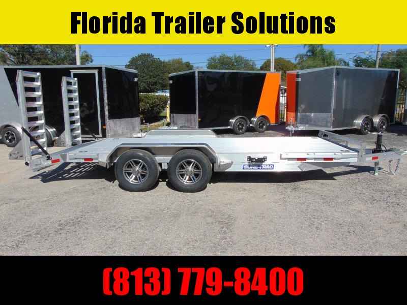 2021 Sure-Trac 7X16+2 Aluminum 10k Equipment Trailer 2021 Sure-Trac 7X16+2 Aluminum 10k Equipment Trailer