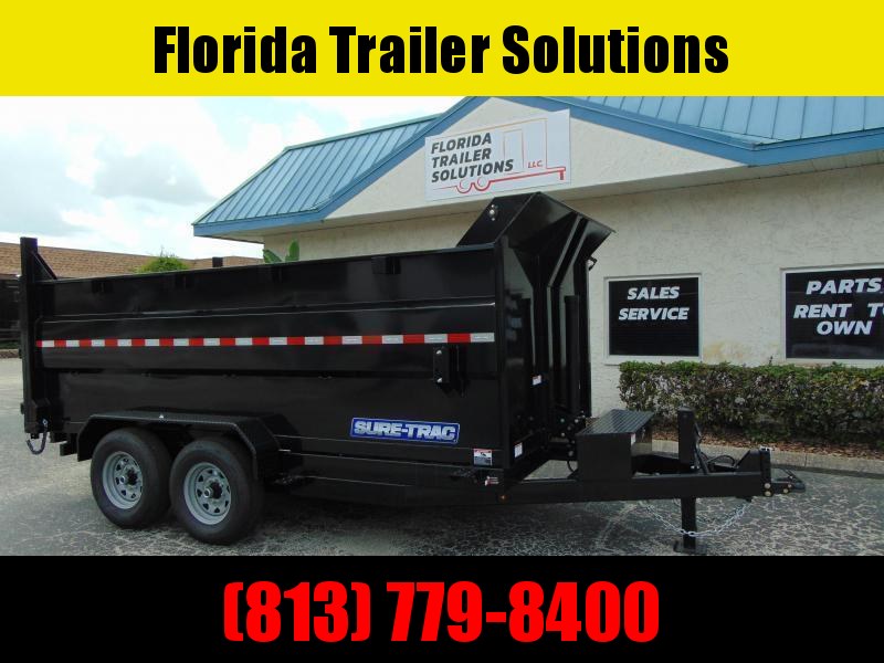 New Sure-Trac 82X14 14K, Low Profile, HD Telescopic Dump Trailer w/4' Side Walls New Sure-Trac 82X14 14K, Low Profile, HD Telescopic Dump Trailer w/4' Side Walls