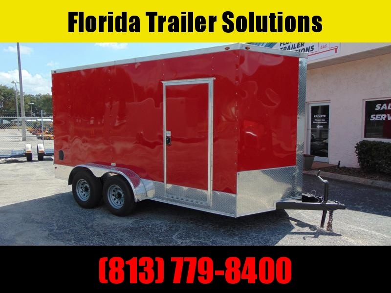 New Fast Cargo 7X14TA 10k Enclosed Cargo Trailer 7' Interior Height, Barn Doors New Fast Cargo 7X14TA 10k Enclosed Cargo Trailer 7' Interior Height, Barn Doors