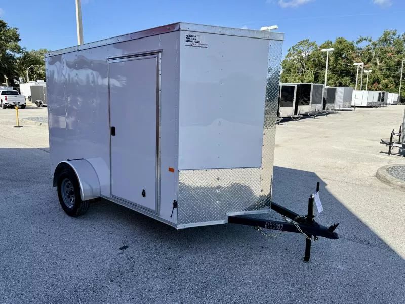 2026 Rock Solid Cargo 6x10 Ramp Door 3K Composite Cargo / Enclosed Trailer