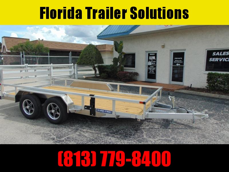 2021 Sure-Trac 7X14 Tandem Axle 7k Aluminum Utility Trailer 2021 Sure-Trac 7X14 Tandem Axle 7k Aluminum Utility Trailer